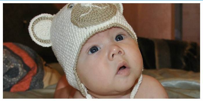 Шешир за новорођенче са ушима