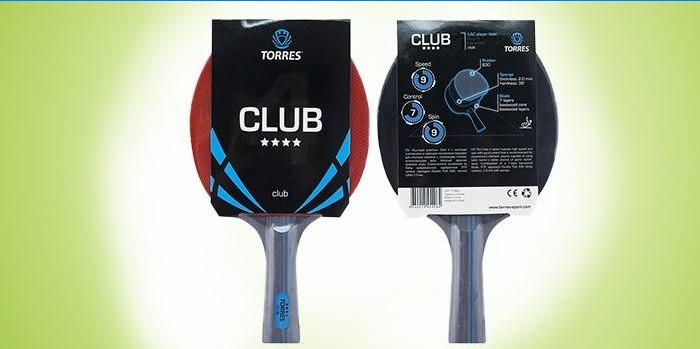 Рекети за столни тенис Торрес цлуб 4