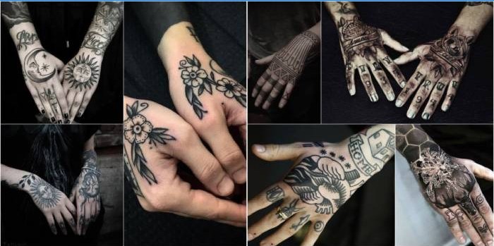 Тетоваже на рукама и прстима