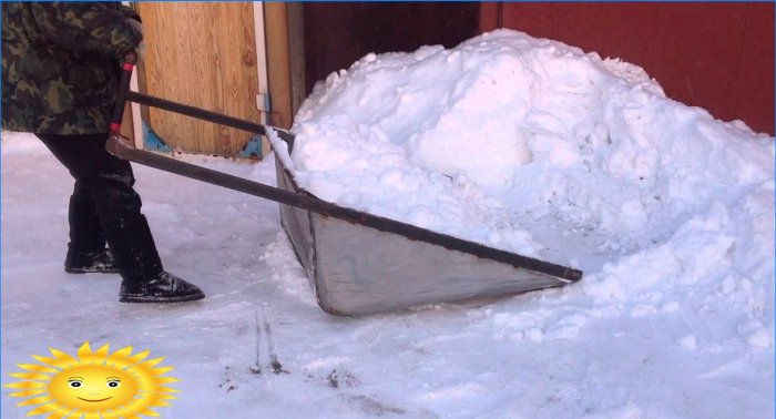 Како направити лопату или стругач за снег