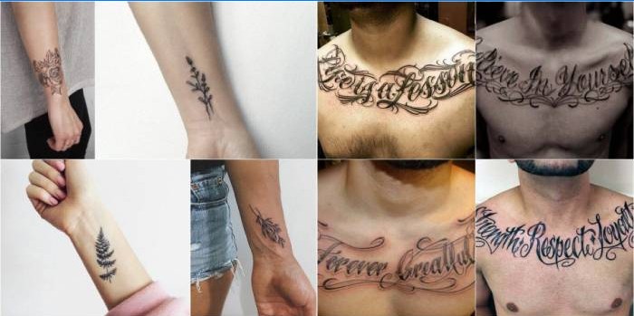 Најбоља места за тетоважу