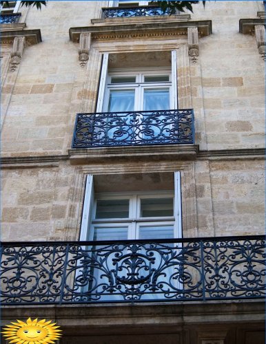 Француски балкон: врсте, карактеристике, распоред