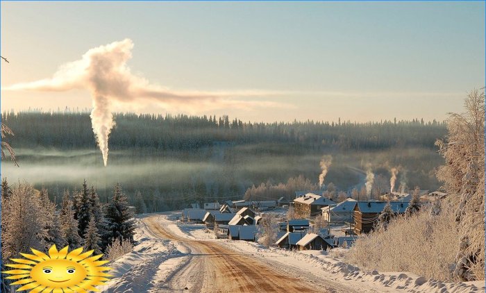 Збирка фотографија: Руска зима на селу